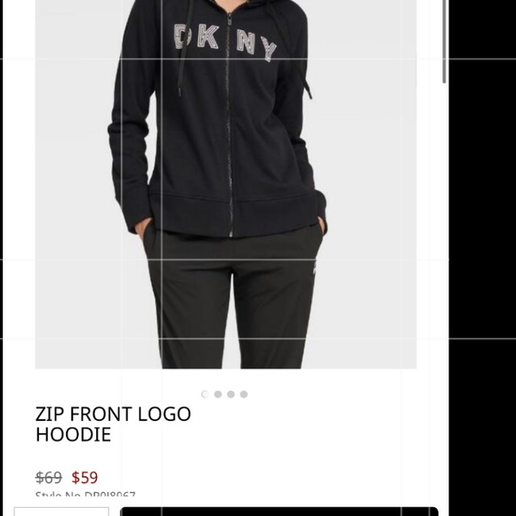 DNKY zip up - Picture 3 of 3